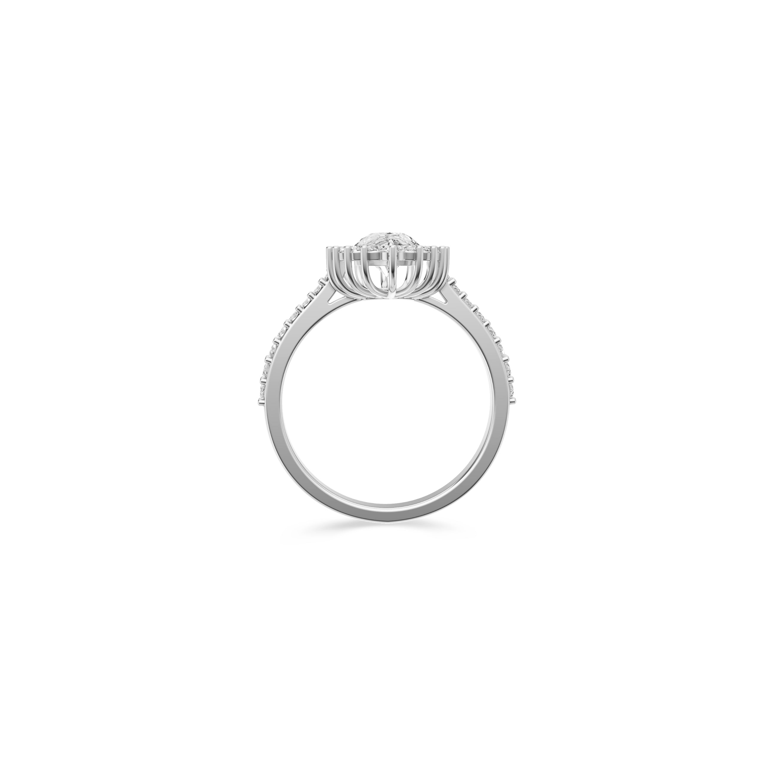 Legacy Pear Shape Diamond Engagement Ring