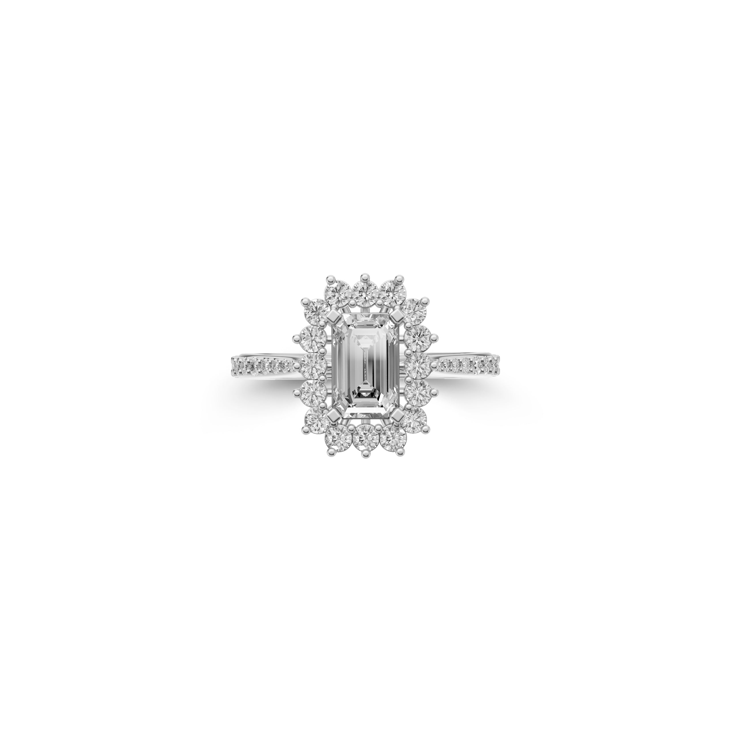 Legacy Emerald Shape Diamond Engagement Ring