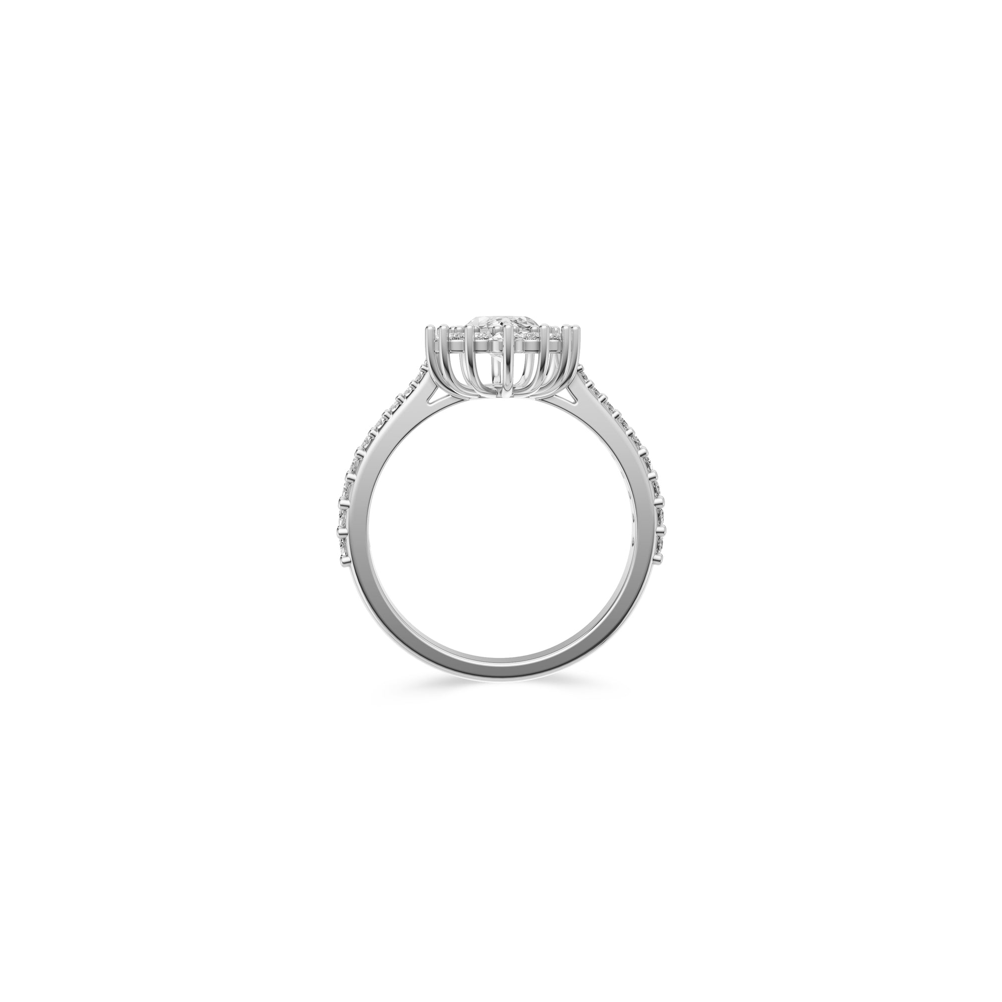 Bague de fiançailles en diamant de forme marquise Icon