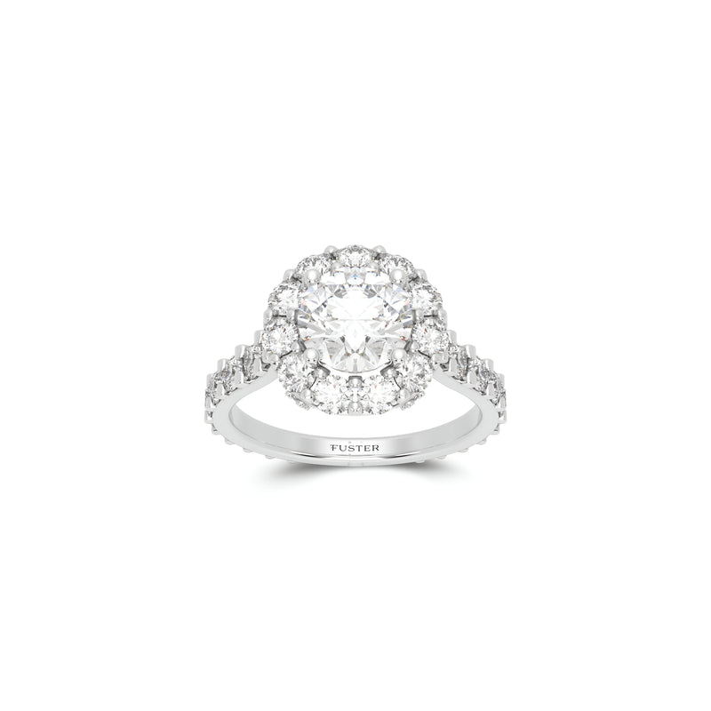 Icon Verlobungsring mit rundem Diamanten