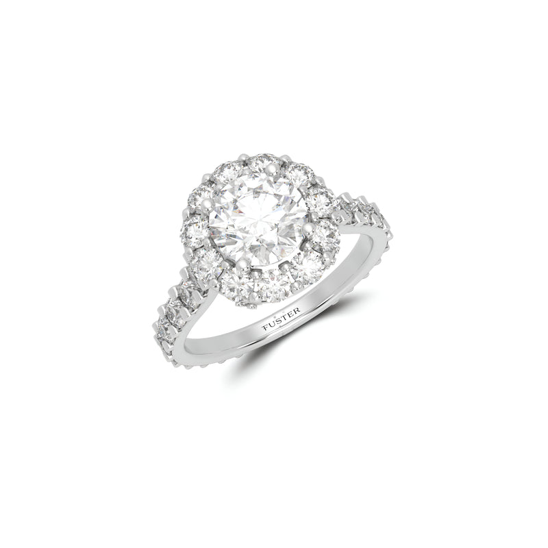 Icon Verlobungsring mit rundem Diamanten