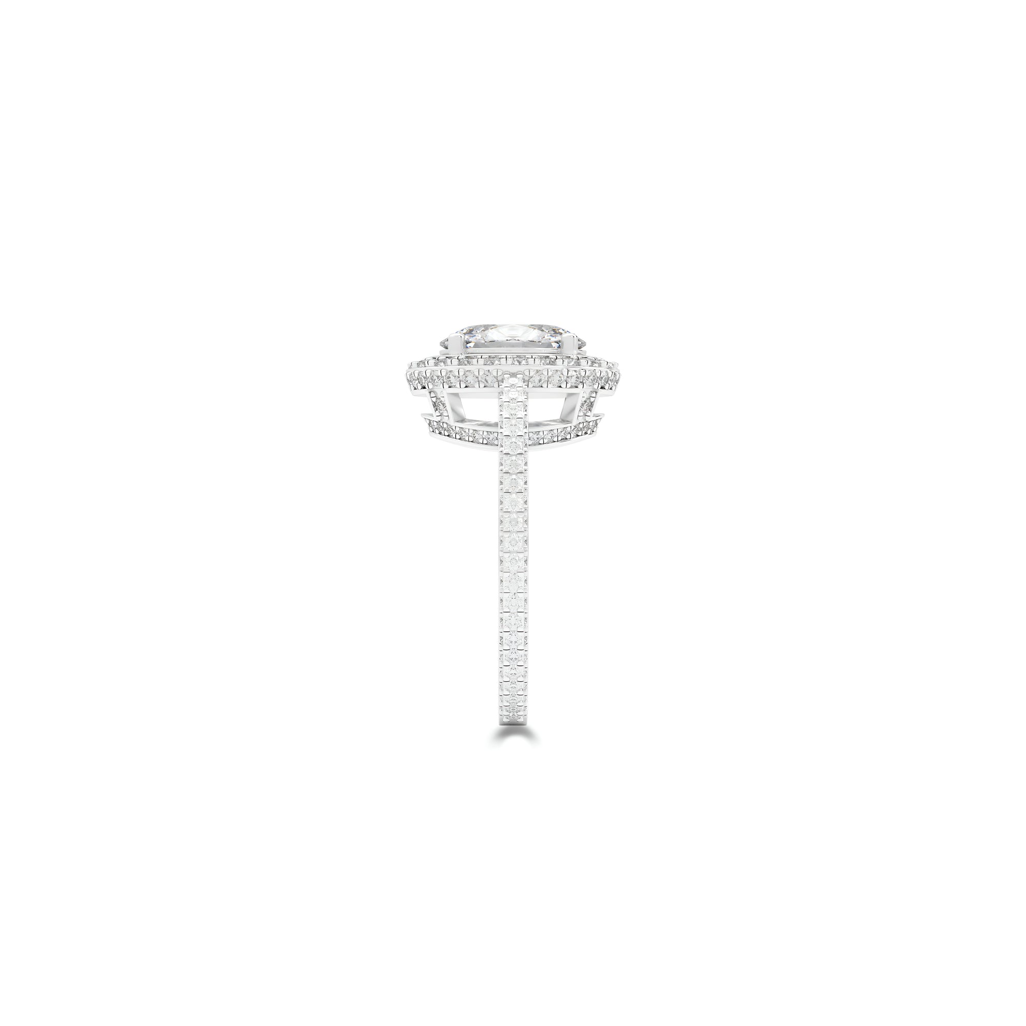 Bague de fiançailles Constellation avec diamant ovale