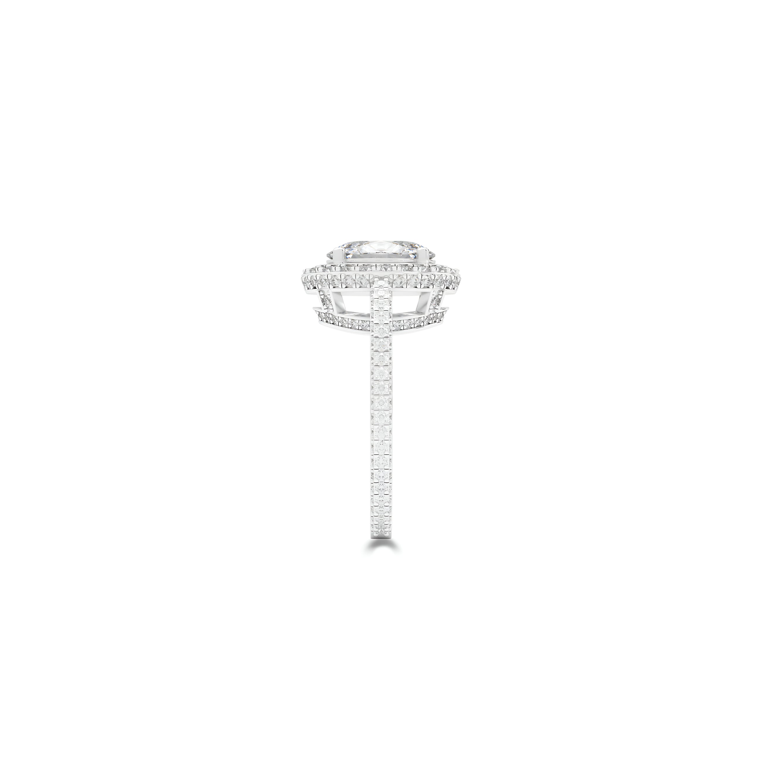 Bague de fiançailles Constellation avec diamant ovale