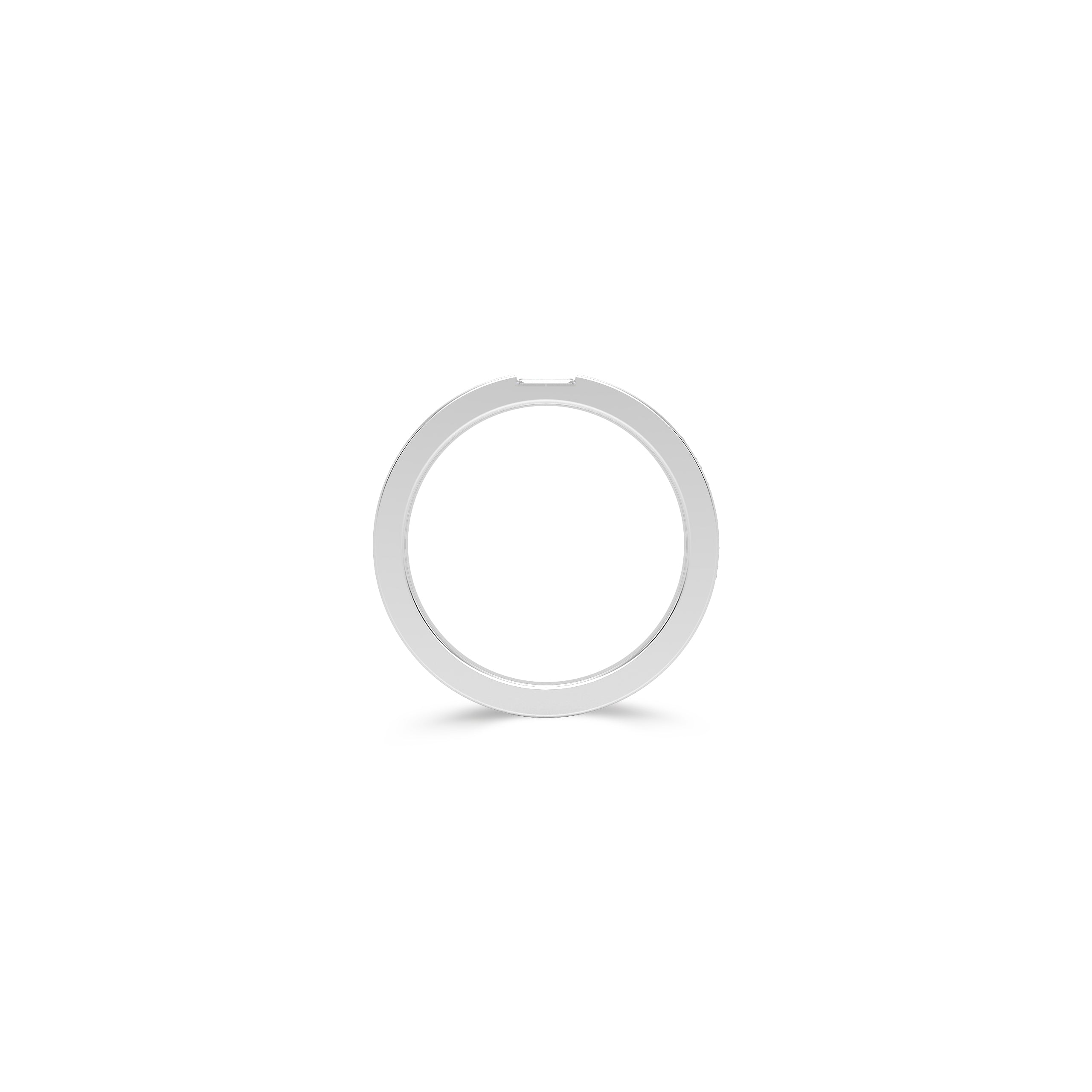 Breiter Ehering mit Diamanten