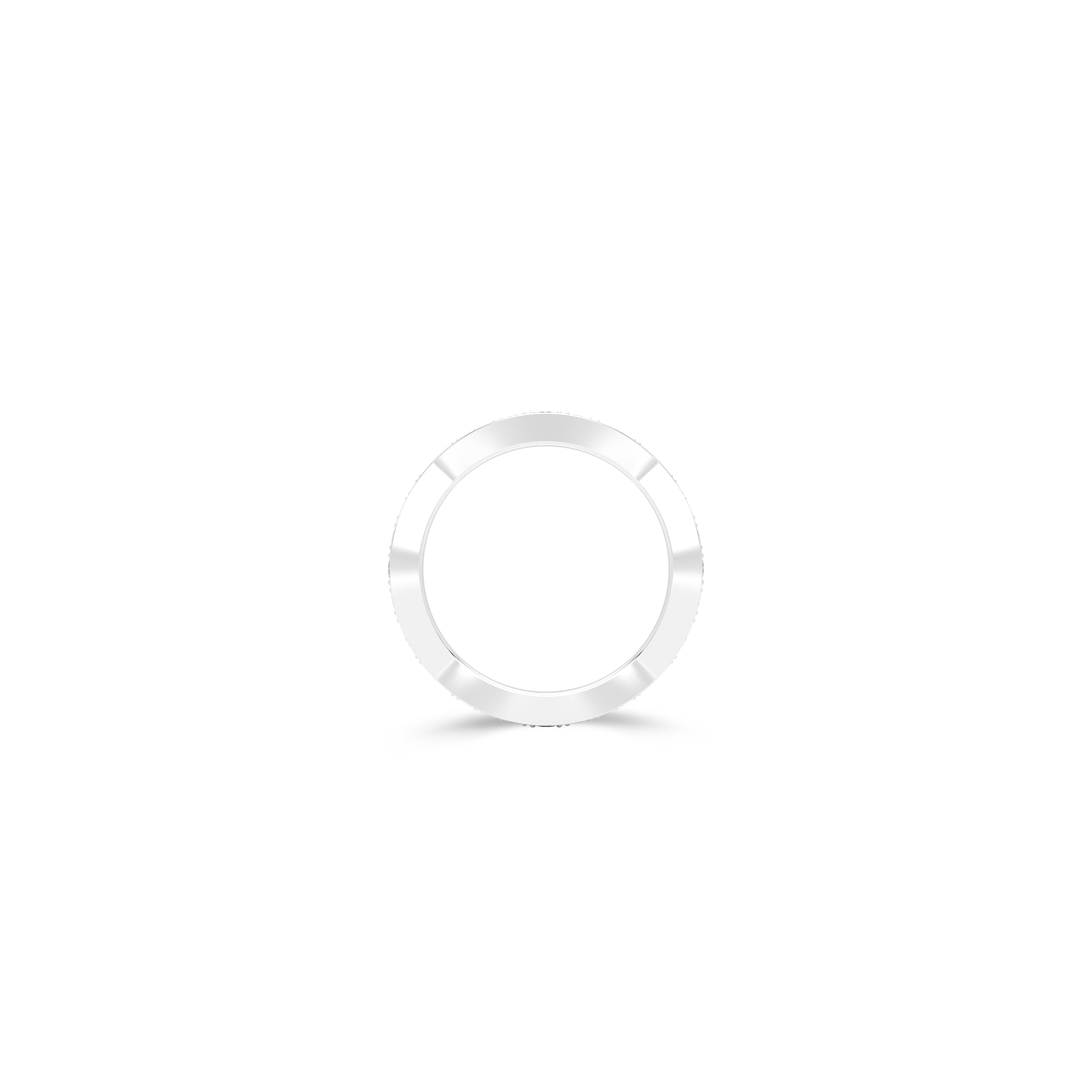 Alliance en diamants sertis de vagues