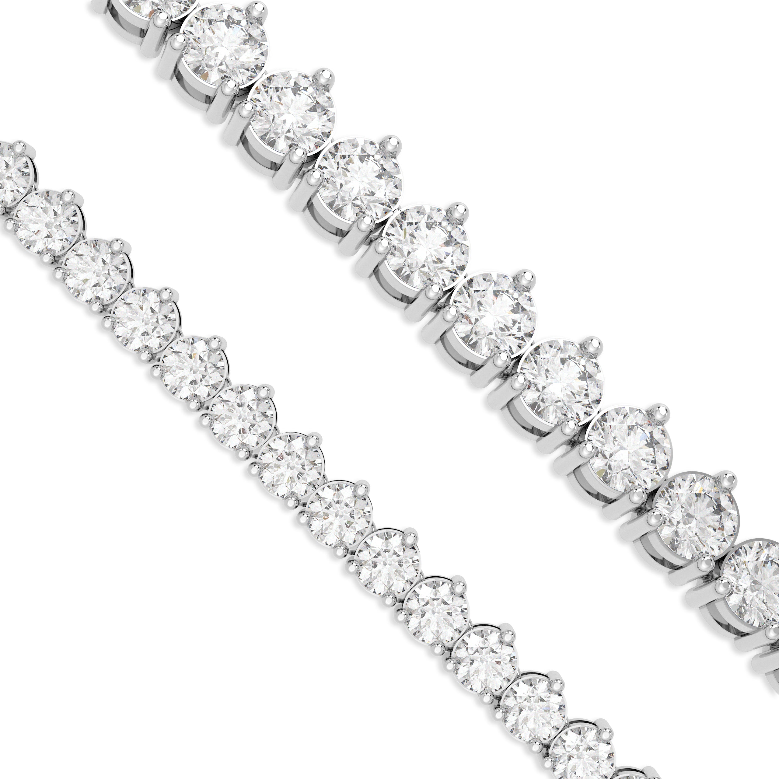 Collier en diamant rond