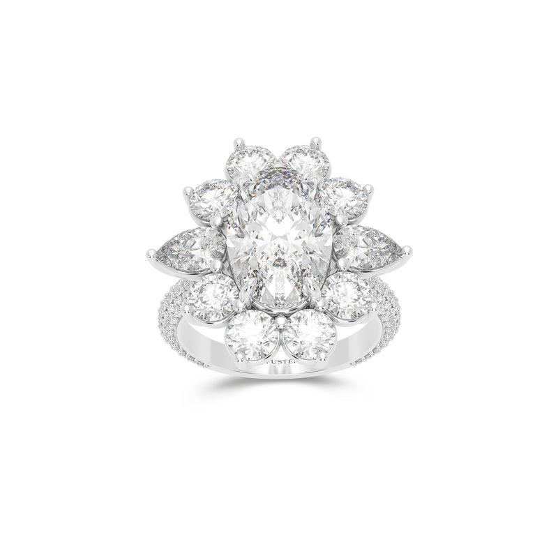 Anastasias Diamantring im Ovalschliff
