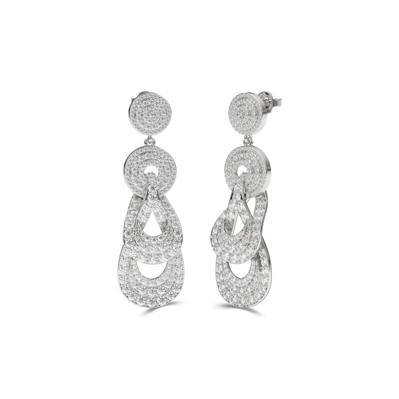 Boucles d'oreilles Fuster Icon en diamant