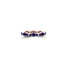 Fuster Navette Signature Sapphire Ring