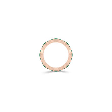 Fuster Navette Signature Emerald Ring