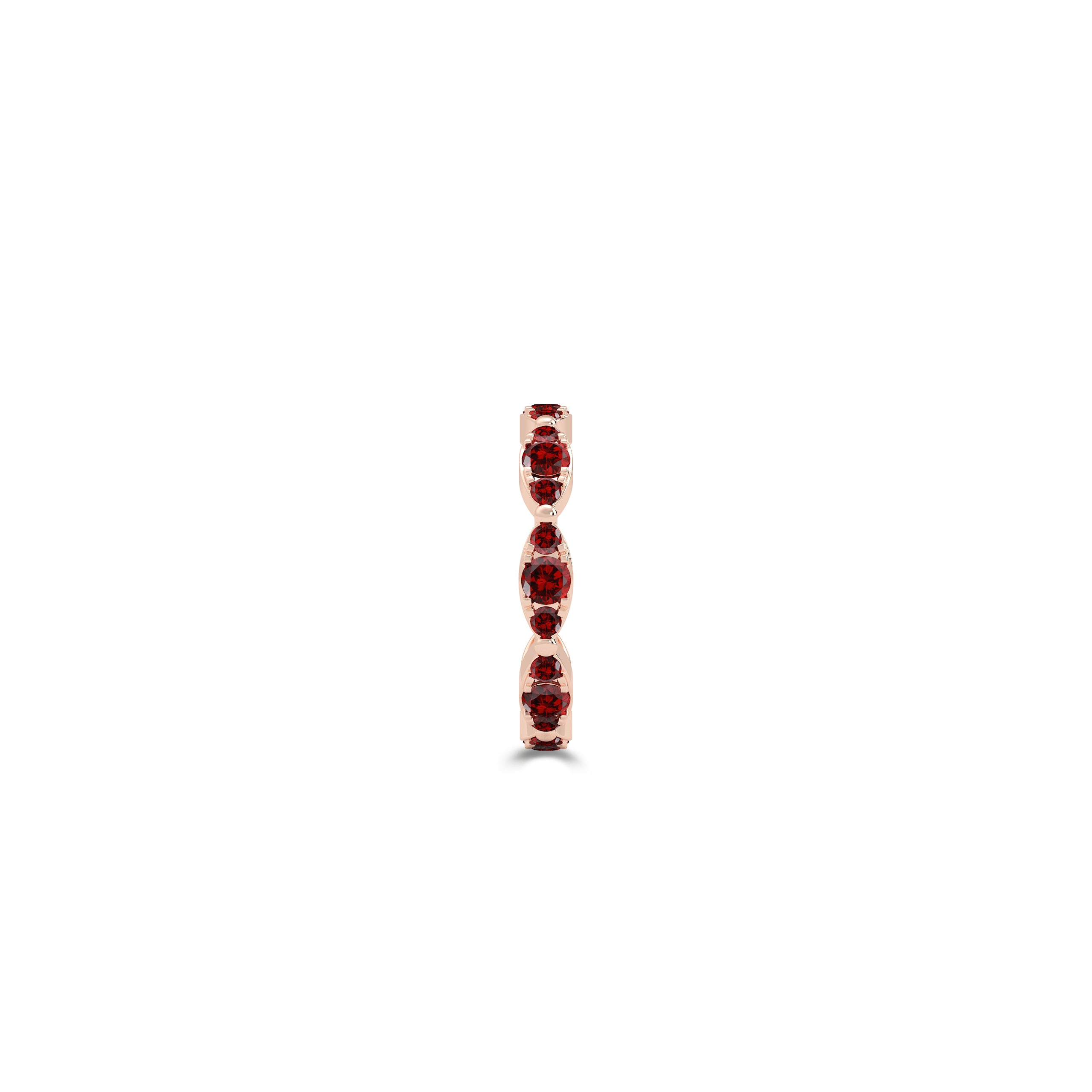 Fuster Navette Signature Ruby Ring