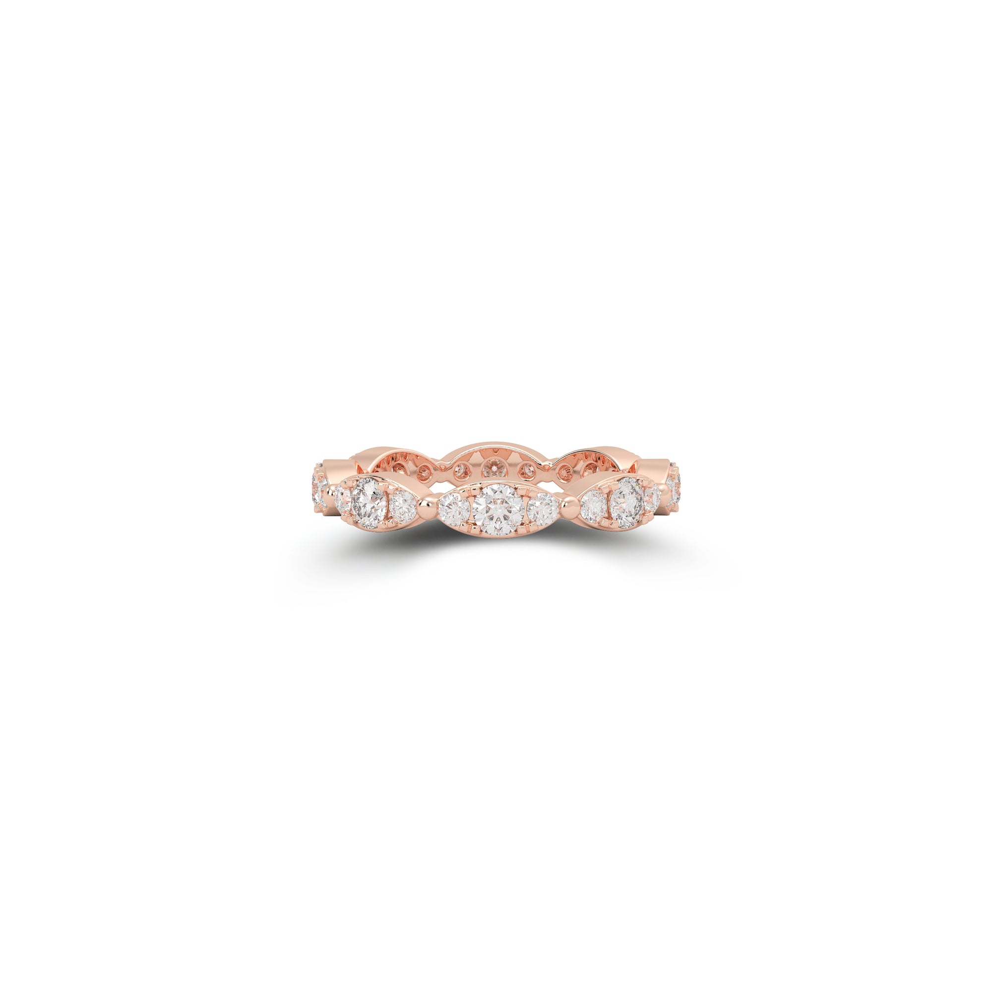 Fuster Navette Signature Diamond Ring