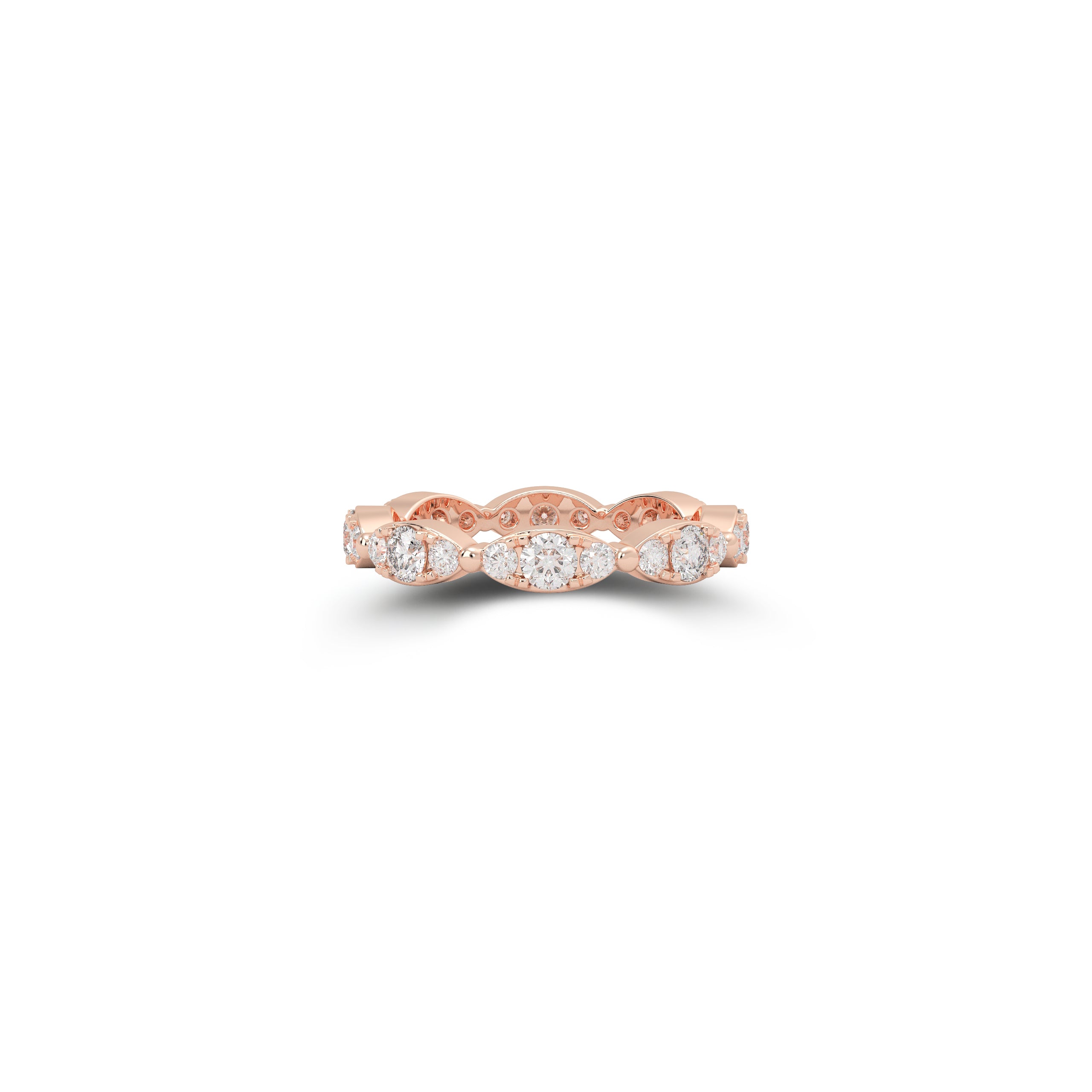 Fuster Navette Signature Diamond Ring