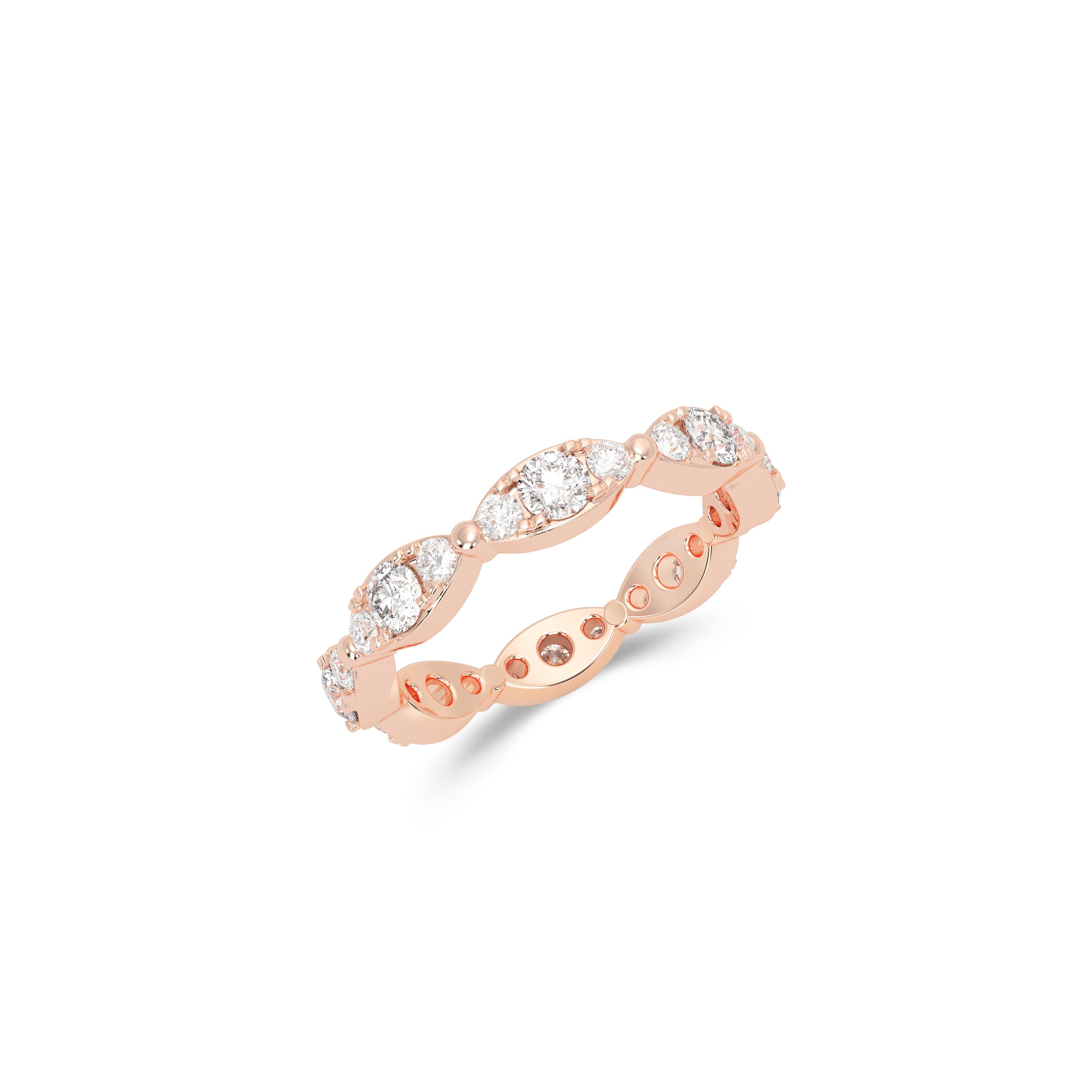 Fuster Navette Signature Diamond Ring