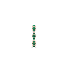 Fuster Navette Signature Emerald Ring