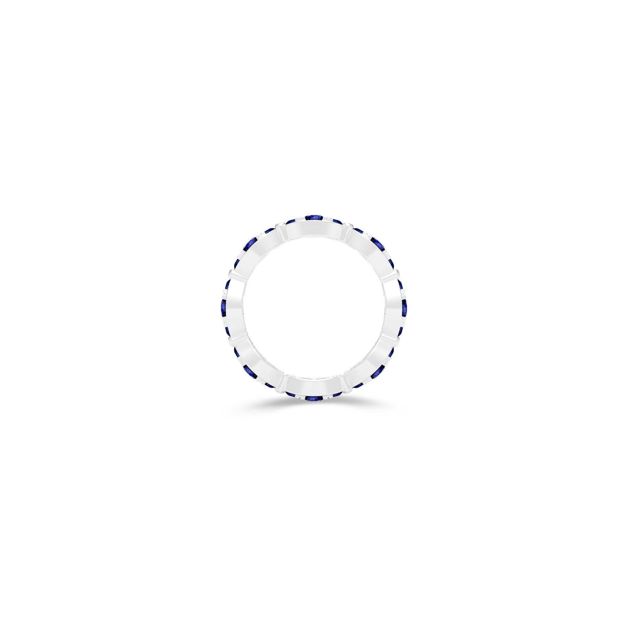 Fuster Navette Signature Sapphire Ring