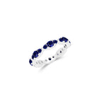 Fuster Navette Signature Sapphire Ring