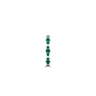 Fuster Navette Signature Emerald Ring