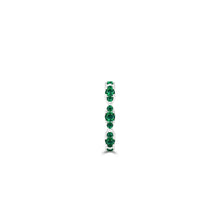 Fuster Navette Signature Emerald Ring