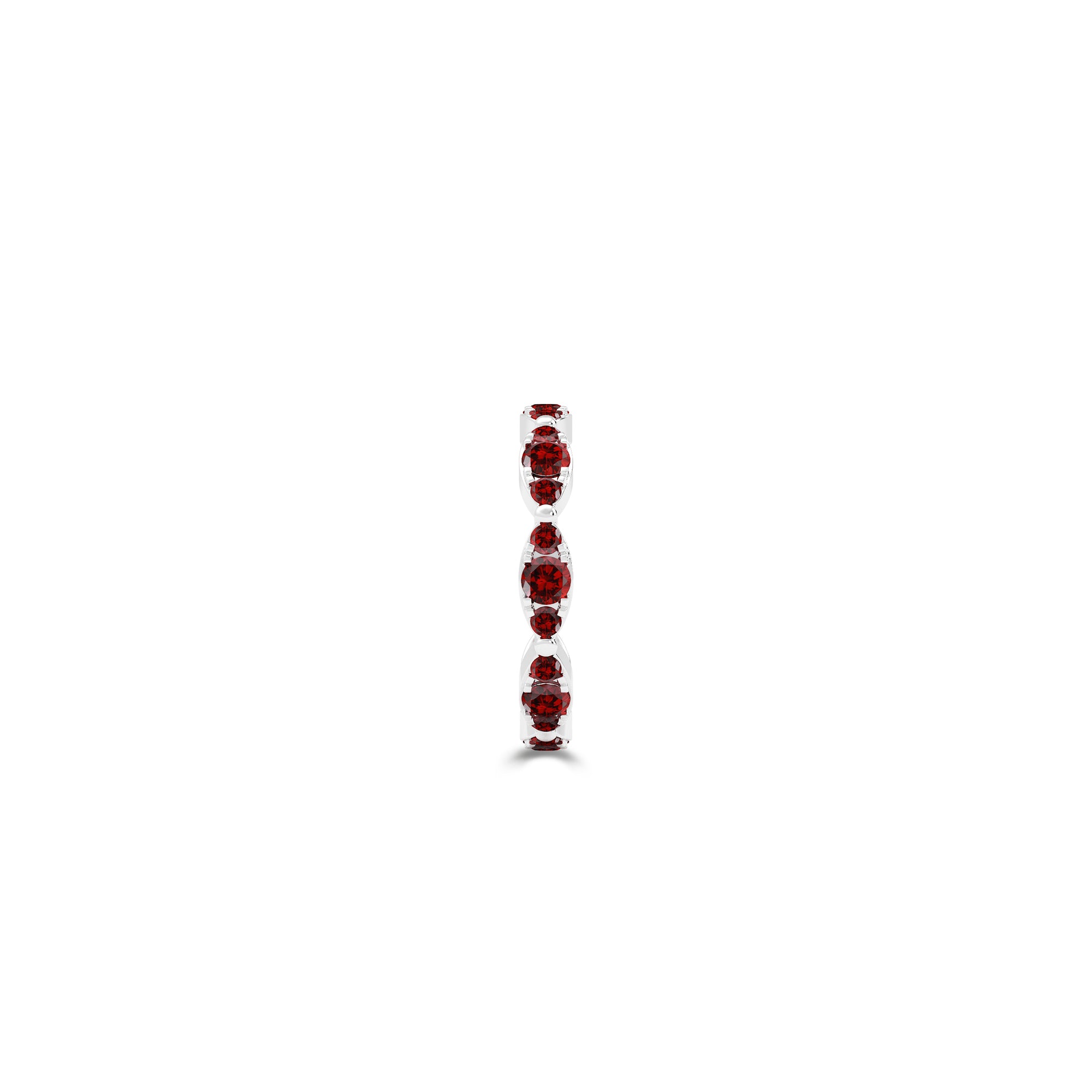Fuster Navette Signature Ruby Ring