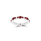 Fuster Navette Signature Ruby Ring
