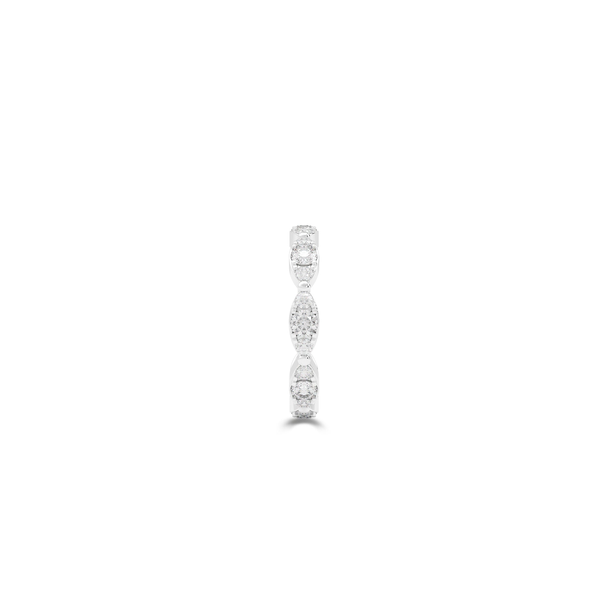Fuster Navette Signature Diamond Ring