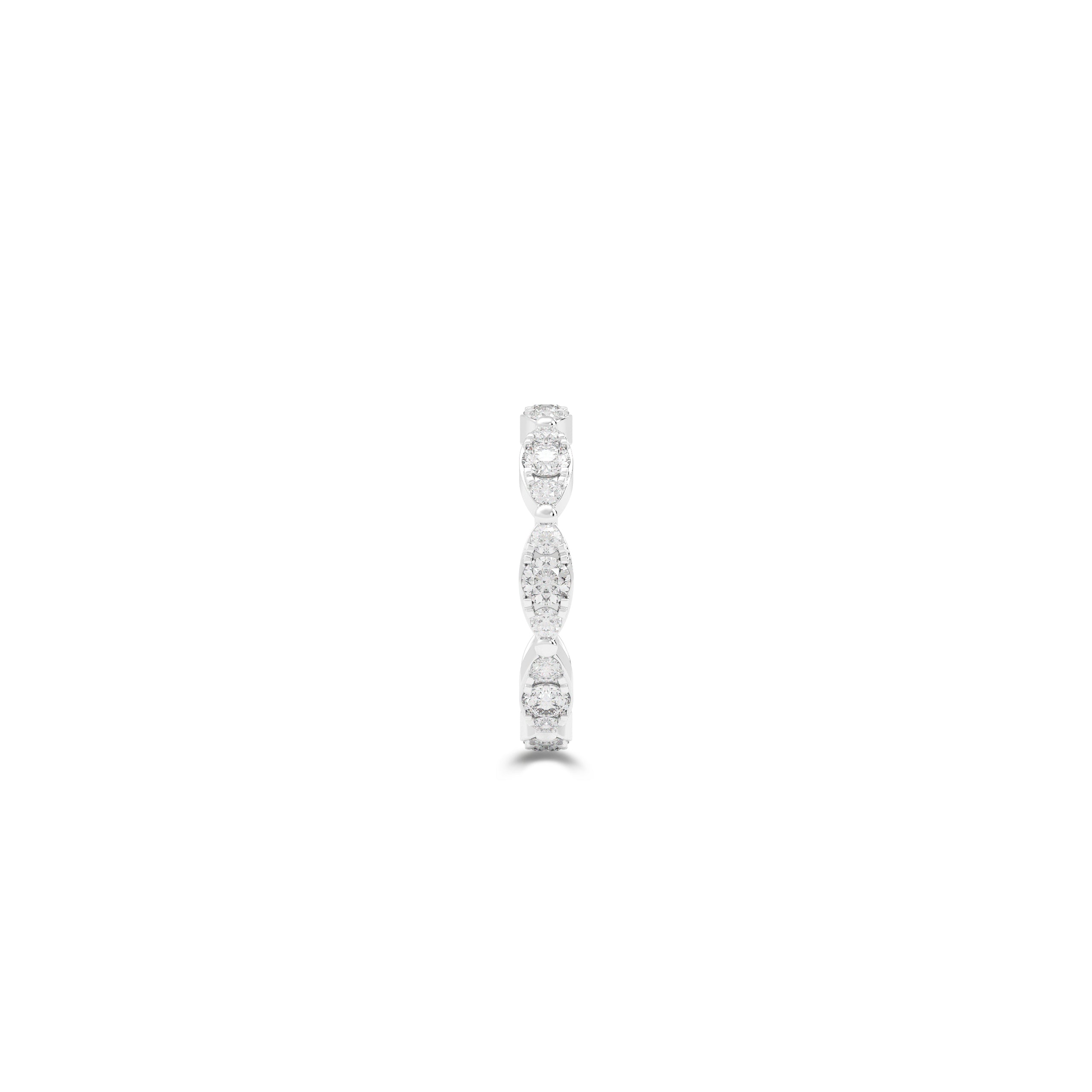 Fuster Navette Signature Diamond Ring