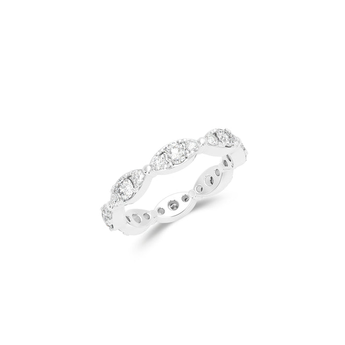 Fuster Navette Signature Diamond Ring