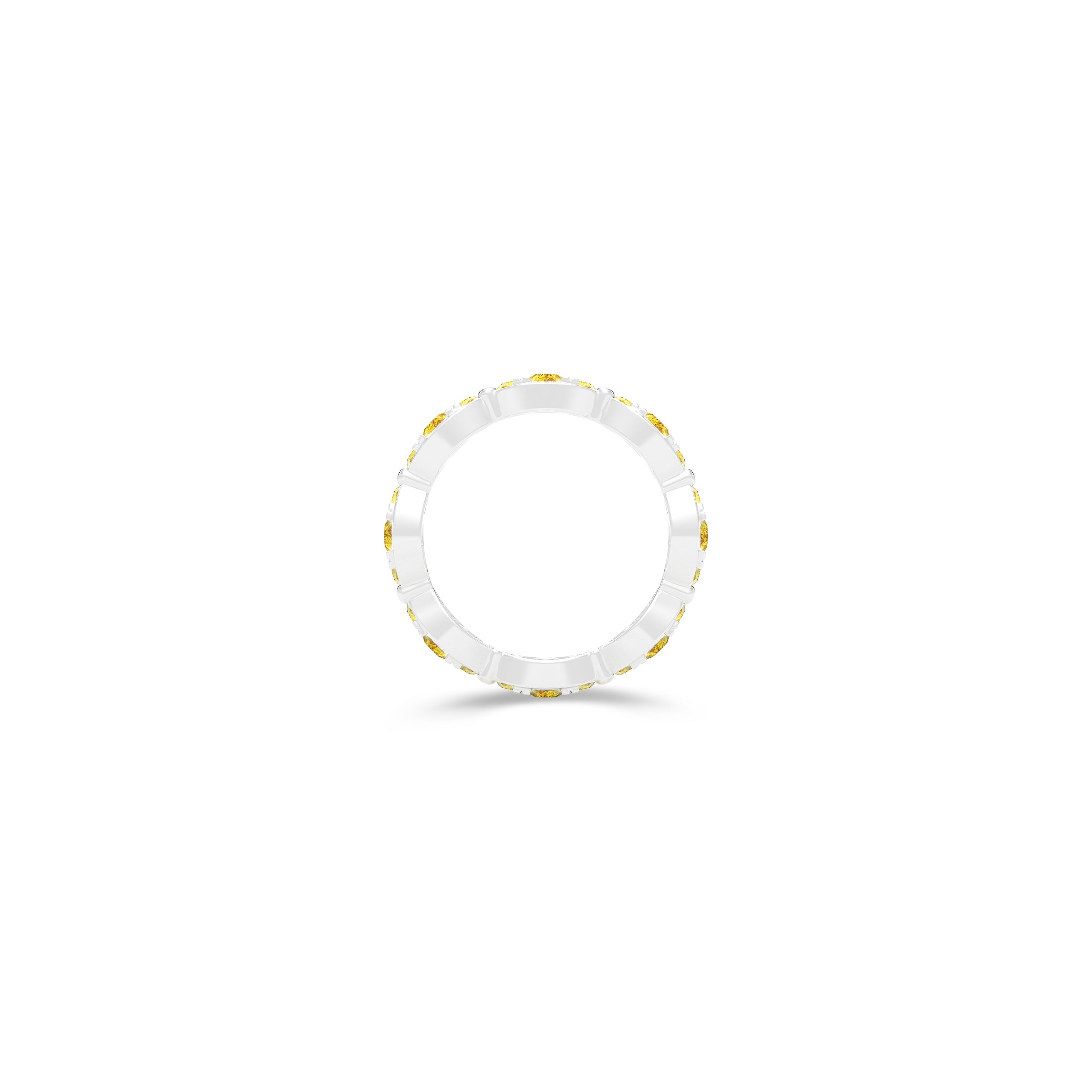 Fuster Navette Signature Yellow Diamond Ring
