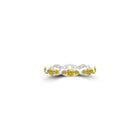 Fuster Navette Signature Yellow Diamond Ring