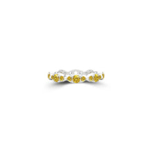 Fuster Navette Signature Yellow Diamond Ring