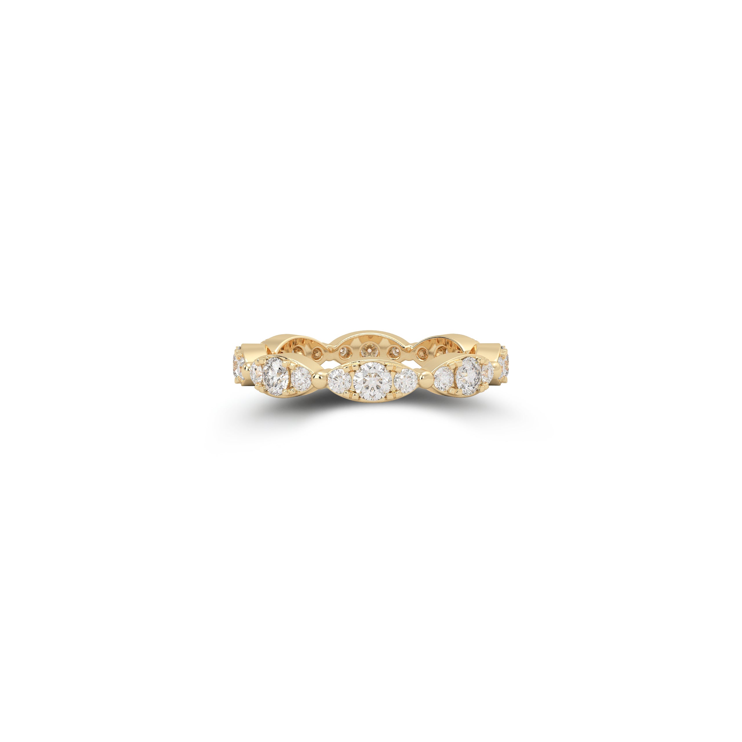 Fuster Navette Signature Diamond Ring