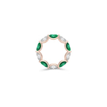 Oval Cut Emerald and Diamond Ring