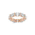 Oval White Diamond Ring