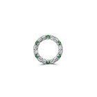 Classic Crown Emerald and White Diamond Ring
