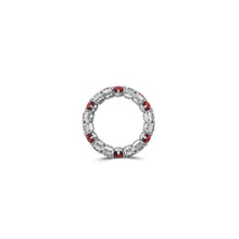 Classic Crown Ruby and White Diamond Ring
