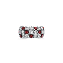 Classic Crown Ruby and White Diamond Ring