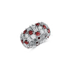 Classic Crown Ruby and White Diamond Ring