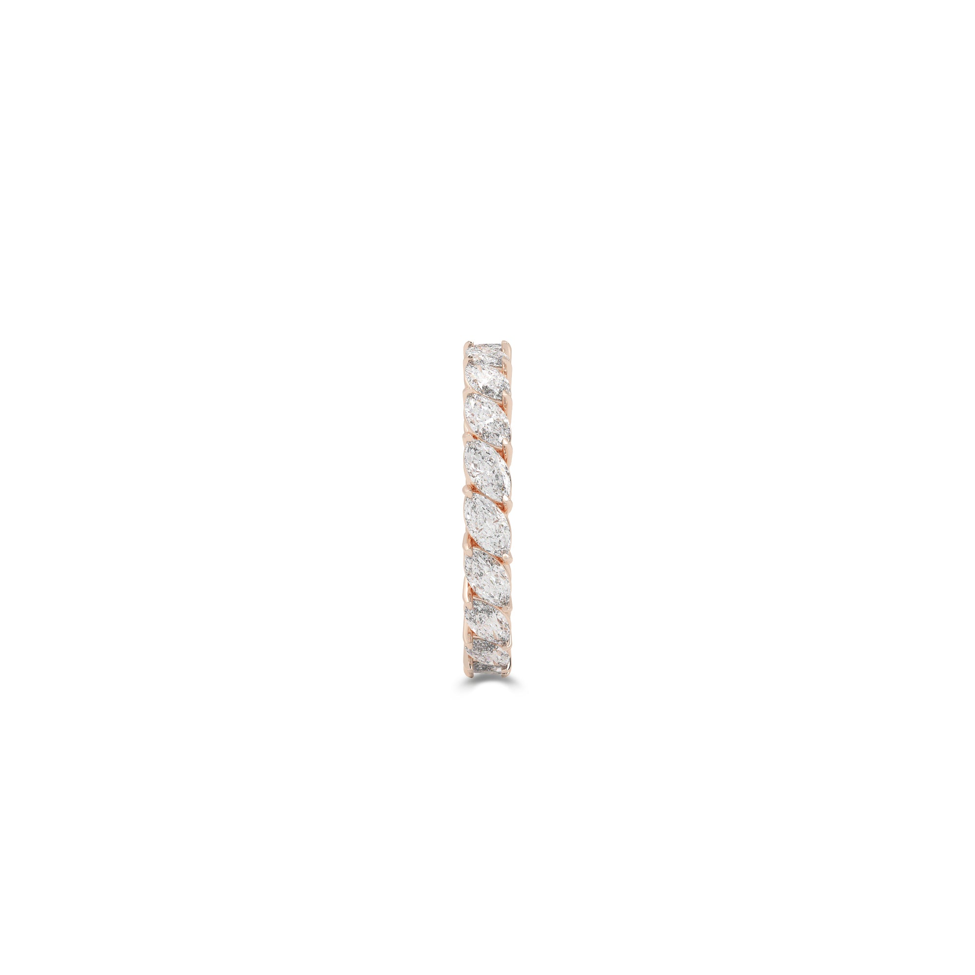 Marquise Alliance White Diamond Ring