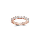 Marquise Alliance White Diamond Ring