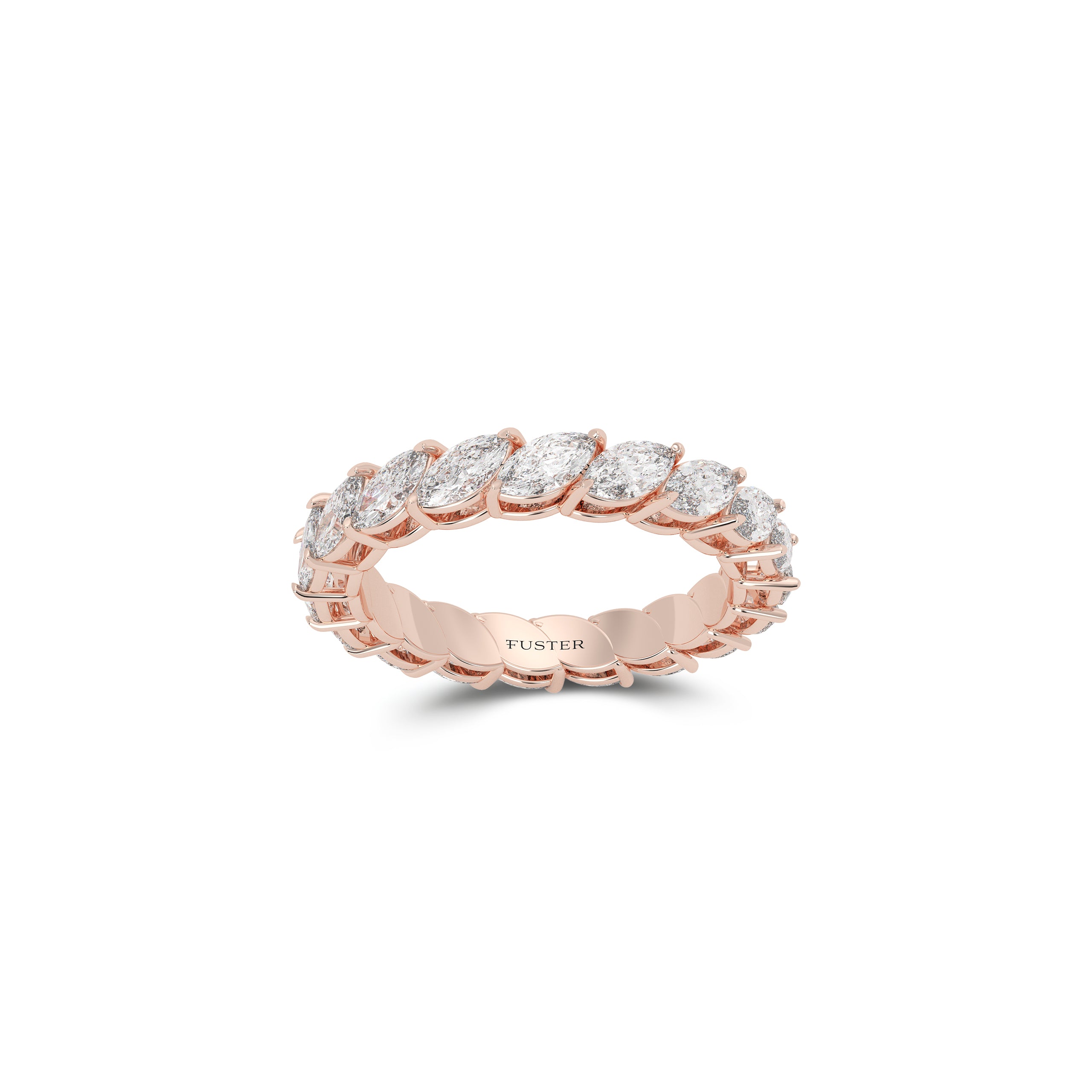 Marquise Alliance White Diamond Ring