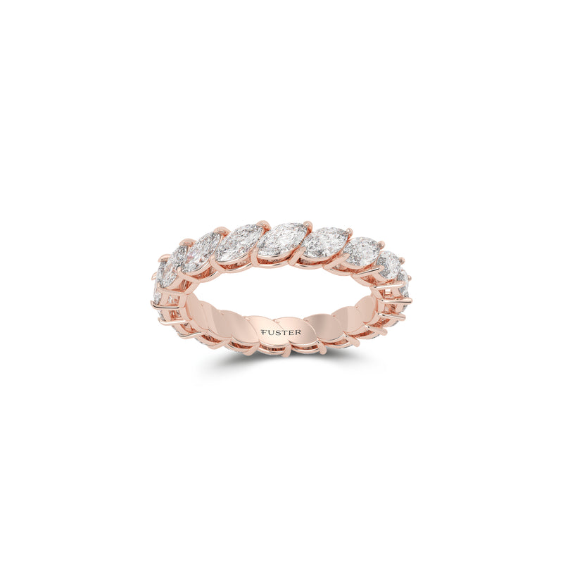 Marquise Alliance White Diamond Ring