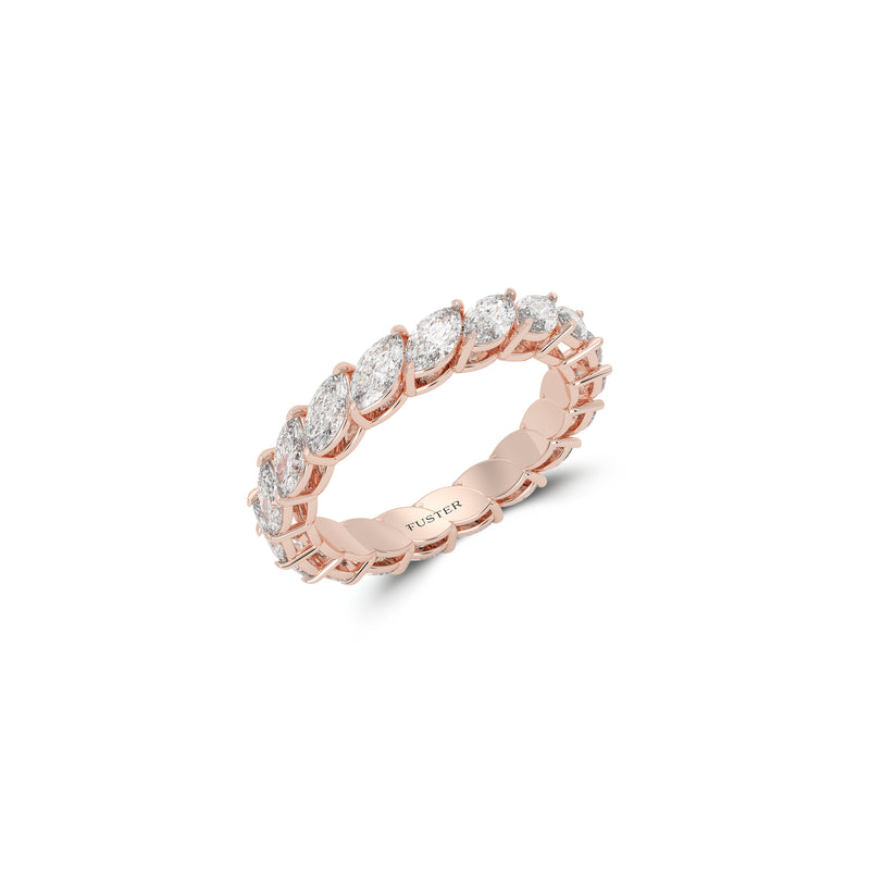 Marquise Alliance White Diamond Ring