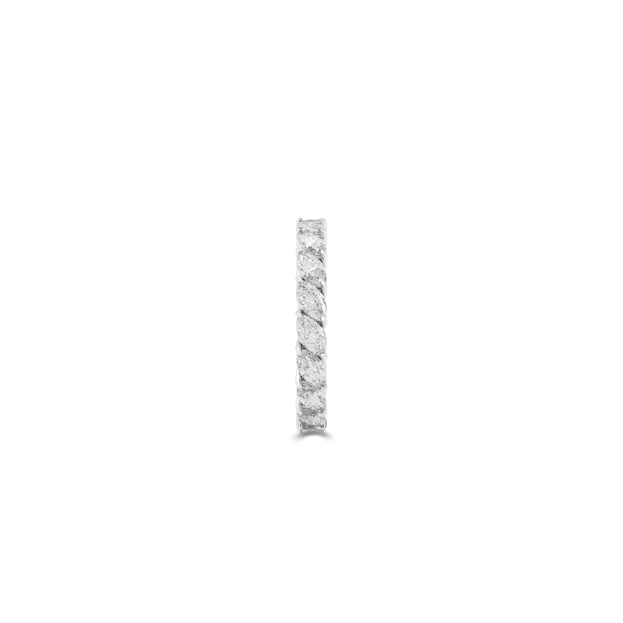 Marquise Alliance White Diamond Ring