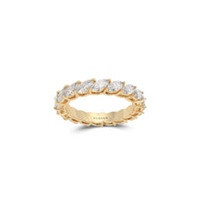 Marquise Alliance White Diamond Ring