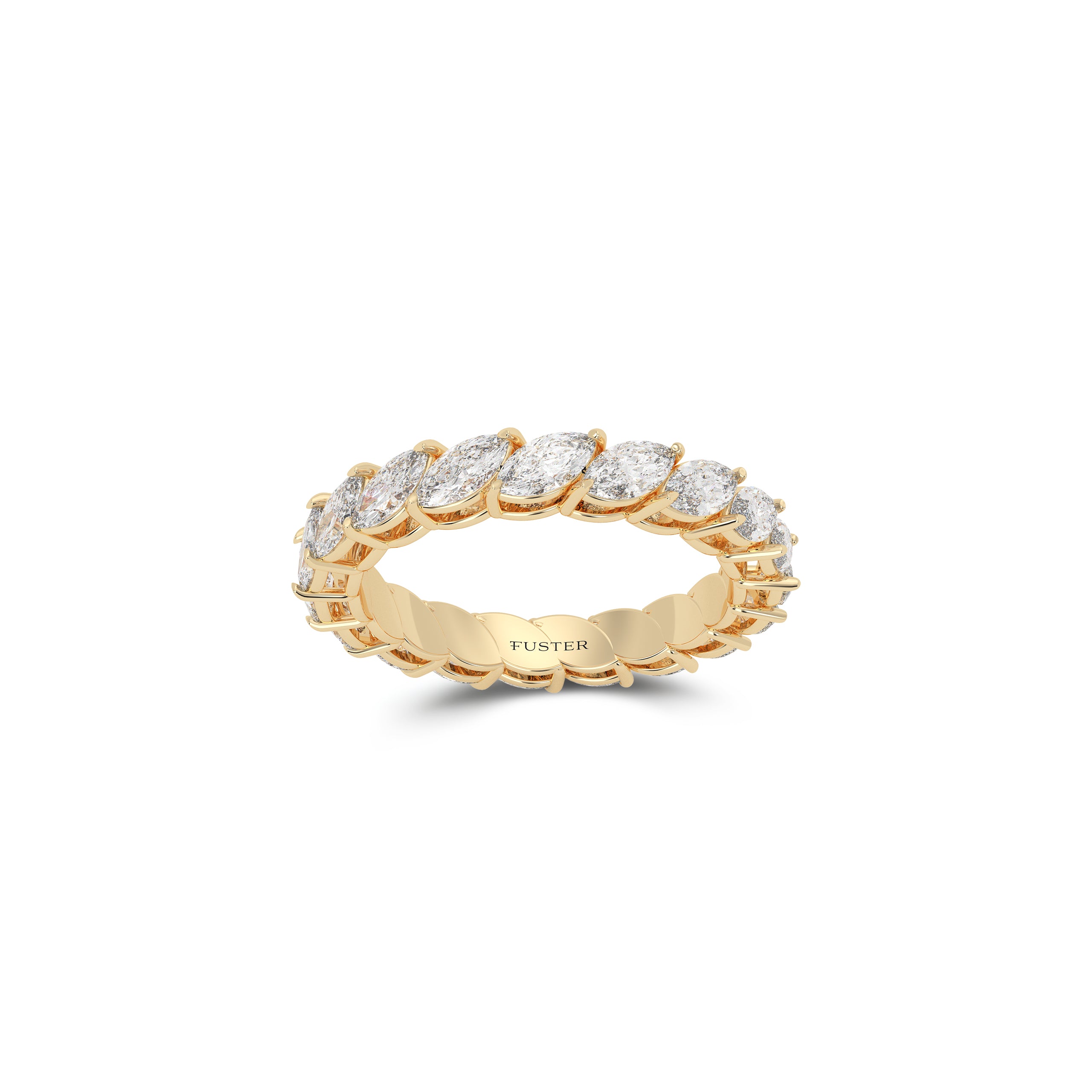 Marquise Alliance White Diamond Ring