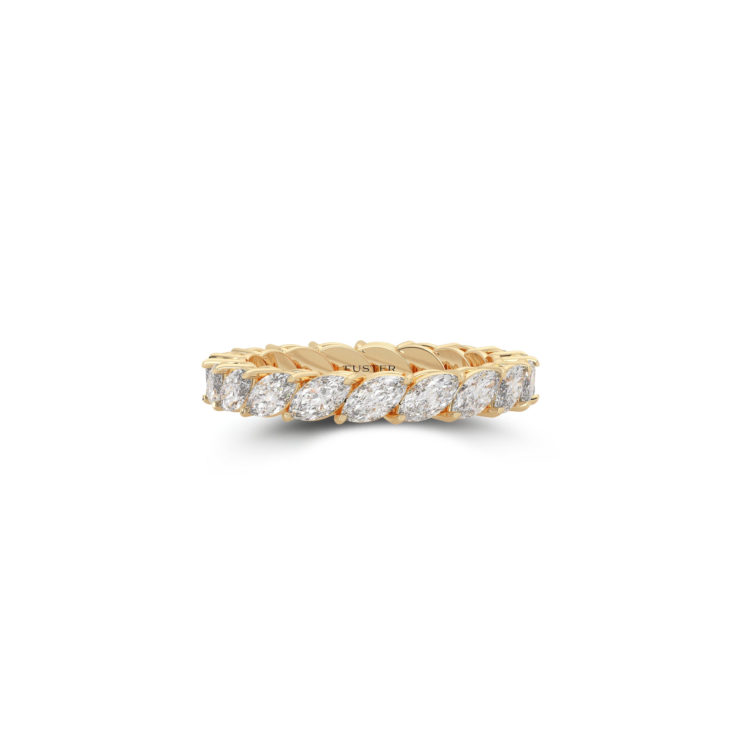Marquise Alliance White Diamond Ring