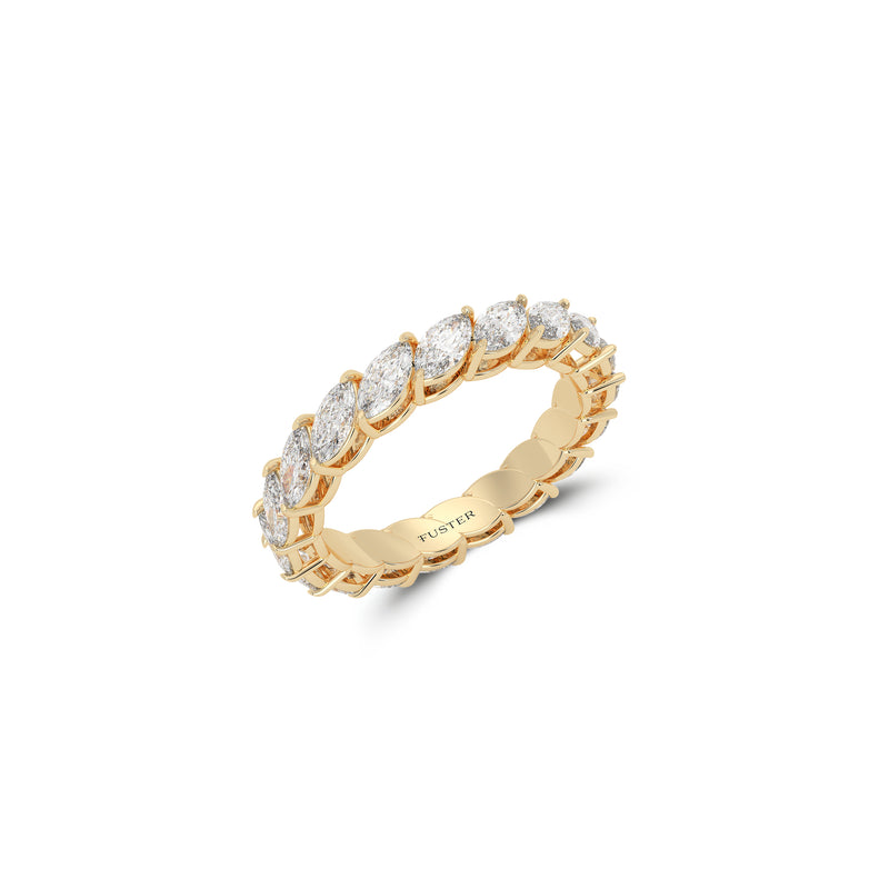Marquise Alliance White Diamond Ring