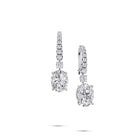 Oval Diamond Earrings