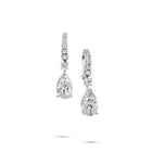 Pear Shape Diamond Solitaire Earrings
